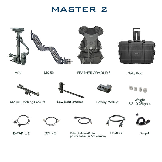 Laing Master 2 Camera Stabilizer upgraded